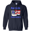 Image of Apraxia Awareness American Flag T shirt