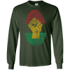 Image of African Pride Fingerprint Black History T-Shirt