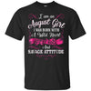 Image of August Girl A Wild Heart Gypsy Soul And Savage Attitude Tee