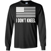 Image of American Flag I Don't Kneel Patriotic T-Shirt