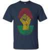 Image of African Pride Fingerprint Black History T-Shirt