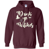 Image of Funny Halloween Wine Lovers Shirt Women Drink Up Witches Tee