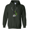 Image of Christmas String Lights Dual Head Nurse Stethoscope T-Shirt