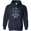 Image of Funny Hanukkah Gift Ideas - Keep Calm and Dreidel On T-Shirt