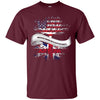 Image of American Grown With British Roots T-Shirt Great Gift Tee