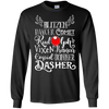 Image of Santa's Reindeer Rudolph List Vintage Christmas Gift T-Shirt