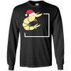 Image of Christmas Shrimp T-Shirt - Shrimp With Santa Hat Tee