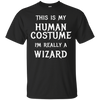Image of Wizard Halloween Costume Shirt Easy Funny for Men Boys Girls