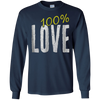 Image of 100% Love Lovely Design Fun Shirt