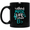 Image of Without Music Life Would B Flat T-Shirt - Funny Music