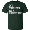 Image of Alzheimer's Awareness Shirt For Stepfather Purple Ribbon Tee