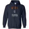 Image of Funny Halloween T-shirt - Witches Be Trippin