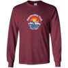 Image of Appalachian Trail Scene Retro Mountains Long Sleeve T-Shirt