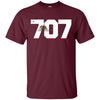 Image of Area Code 707 shirt - Sonoma California tshirt