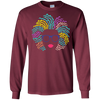 Image of Afro Girl T-Shirt: Natural Hair & Glasses, Black Women Art