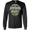 Image of Architect T Shirt Gift Idea Superhero Architect T-Shirt