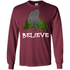 Image of Bigfoot, Sasquatch, Yeti, I Believe Tshirt, Silhouette