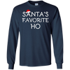 Image of Santa's Favorite Ho Tshirt Funny Christmas Gift Tee Shirt