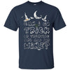Image of Adult Trick Or Treating For Wine Weathered T-Shirt