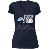 Image of "Cousin Shark" Baby Mommy Daddy Matching Family Shark Shirt