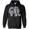 Image of Autism Awareness Elephant Long Sleeve T Shirt