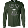 Image of "Coffee and Yoga" Black And White Tee