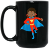 Image of African American Girl Super Hero Kids T Shirt