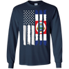 Image of American Costa Rica Patriotic Flag T-shirt