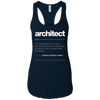 Image of T Shirt de définition d’architecte - Tee-shirt cadeau d’emploi drôle