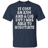 Image of Amputee T-Shirt: Able To Negotiate Funny Leg Amputee Shirt