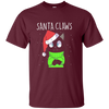 Image of Santa Claws Cat Lovers Long Sleeve Shirt