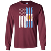 Image of American Argentinian Patriotic Flag T-shirt