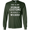 Image of Wizard Halloween Costume Shirt Easy Funny for Men Boys Girls