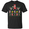 Image of Santa Floss T-Shirt Funny Flossing Dance Ugly Sweater Meme