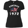 Image of American USA Flag Vintage 1972 Shirt 46th Birthday Gifts Tee
