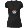 Image of Appalachian Trail Scene Retro Mountains Long Sleeve T-Shirt