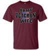 Image of Army Veteran Proud Wife American Flag Pride T-shirt