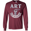 Image of Art is Freedom great t shirt for artists who love to draw