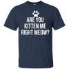 Image of Are You Kitten Me Right Meow Funny Cat Lovers T-Shirt