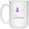 Image of Alzheimer's Awareness Never Give Up Long Sleeve T-Shirt