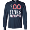 Image of 100 Years American 100th Birthday Long Sleeve Shirt