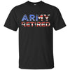 Image of Army Retired T-Shirt Military U.S. Army Retirement Gift