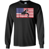 Image of American Wrestling Patriotic T-Shirt with the USA Flag