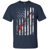 Image of American Flag Patriotic Fishing T shirt