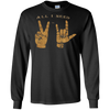 Image of All I need is Peace and Love Asl T-Shirt