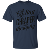 Image of Bike Cycling is Cheaper Than Therapy Women Men Kids T-Shirt