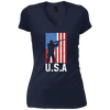 Image of American Flag Long Sleeve Shirt Hunting 4th of July USA Gift
