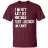 Image of Alzheimer's Awareness T-Shirt For Mothers Purple Ribbon Tee