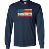 Image of American Vintage Tattered Flag patriotic tee shirt