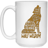 Image of Wolf Wisdom T-shirt - Wolf Lovers Tshirt
